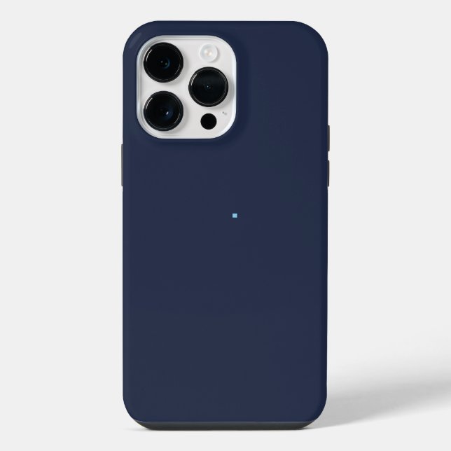 Blaublau iPhone Hülle (Rückseite)
