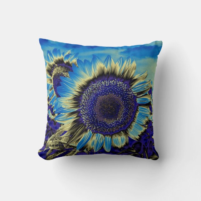 Blaublume Kissen (Vorderseite)