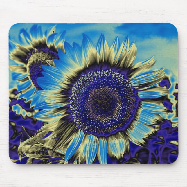 Blaublume Mousepad (Vorne)