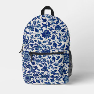 Blaublumen Bedruckter Rucksack