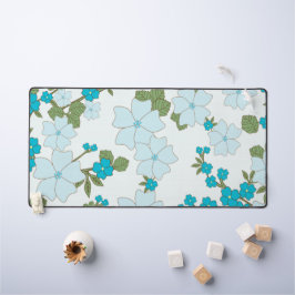 Blaublumen, Blumenmuster, Muster der Blume Schreibtischunterlage