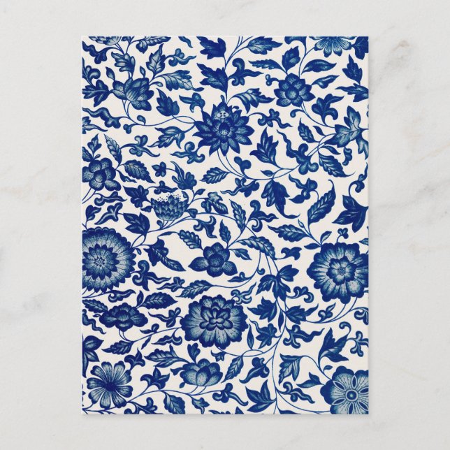 Blaublumen Postkarte (Vorderseite)