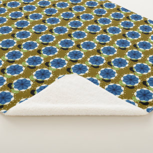 Blaublumen Sherpadecke