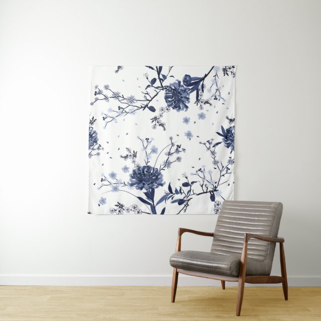 Blaublumen Wandteppich (Beispiel)