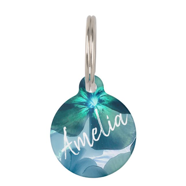 Blaublüte Haustiermarke (Vorderseite)