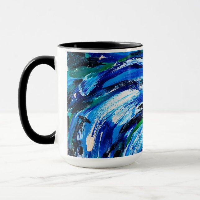 Blaublüte Tasse (Links)