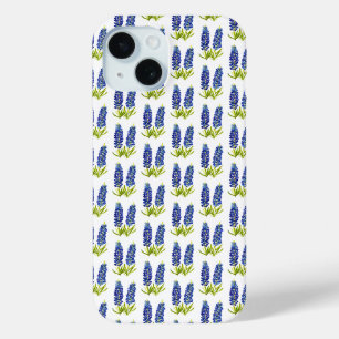 Blaublüten Texas Blaue Blumen Aquarell Case-Mate iPhone Hülle