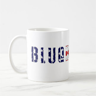 blaublütige amerikanische Flagge Kaffeetasse