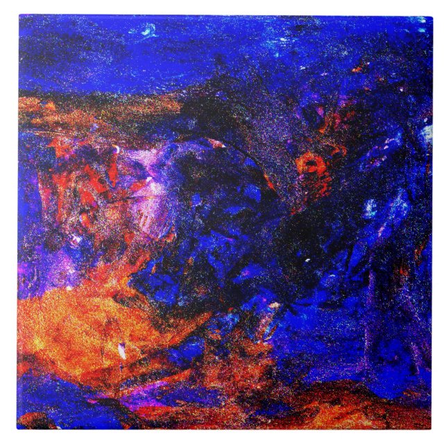 Blaubrasse Fliese (Vorderseite)