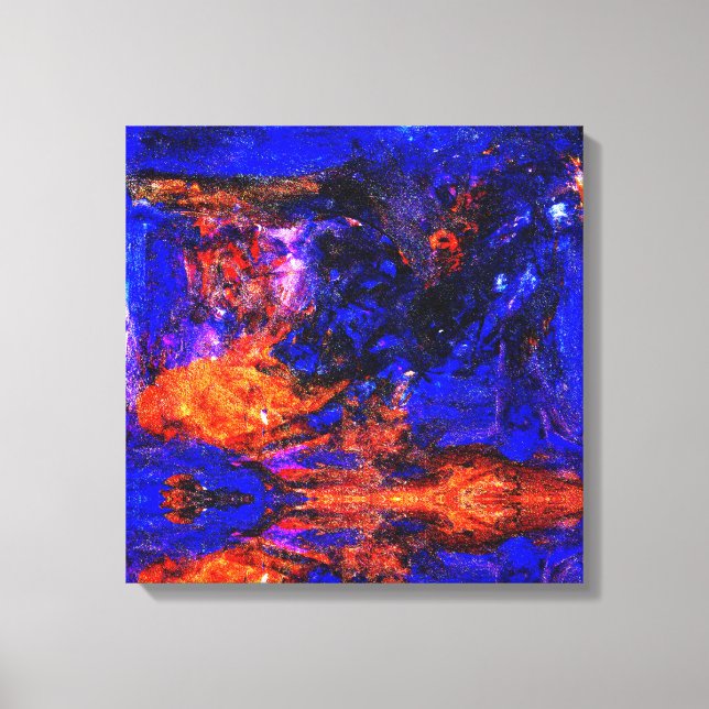 Blaubrasse Leinwanddruck (Vorderseite)