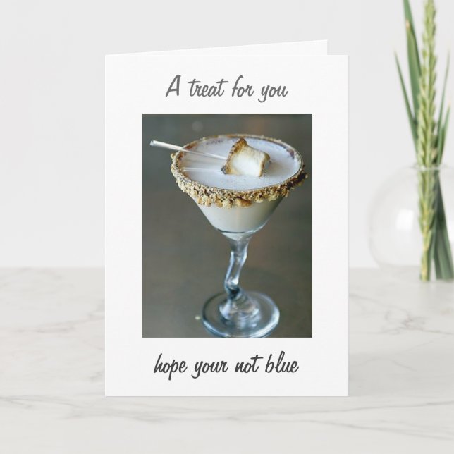 BLAUE-40 SIEHT IHNEN NICHT FABULOUS AUS KARTE (Vorderseite)