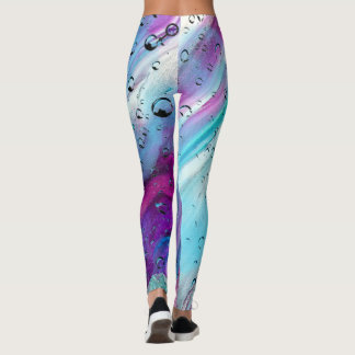 Blaue-Abstrakt Leggings