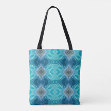Blaue abstrakte Tasche