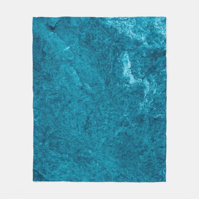 Blaue abstrakte Textur, Kunst, grafische Gestaltun Fleecedecke (Vorderseite)