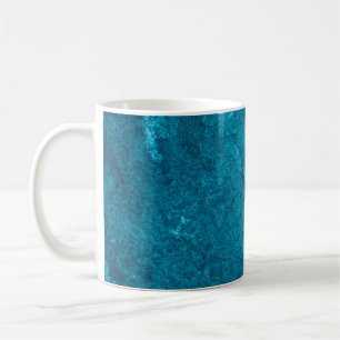 Blaue abstrakte Texturabstrakt, Kunst, Grafik-Deko Kaffeetasse