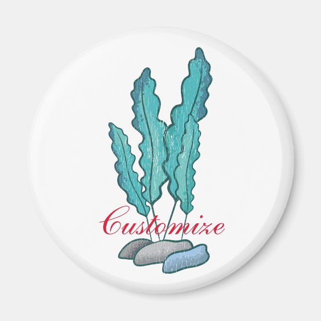 Blaue Algen Thunder_Cove Magnet (Vorne)