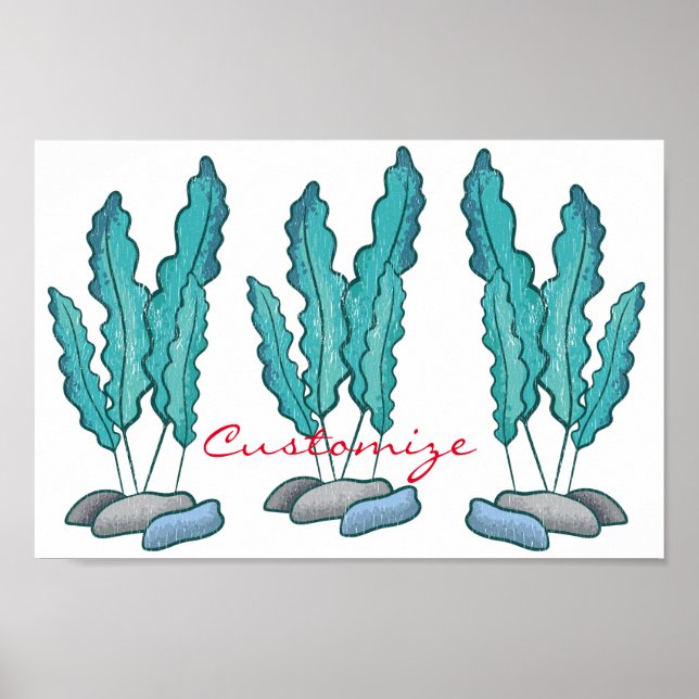 Blaue Algen Thunder_Cove Poster (Vorne)