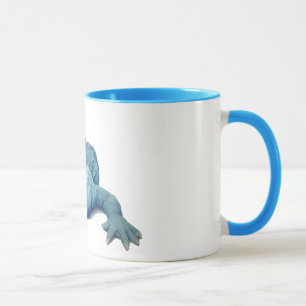 Blaue Alligatorkaffee-Tasse Tasse