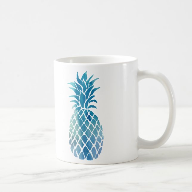 Blaue Ananas Tasse (Rechts)
