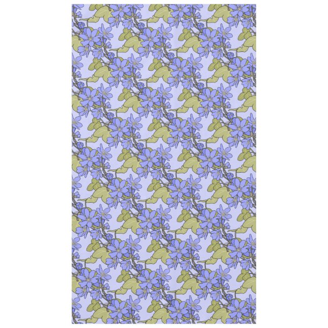 Blaue Anemone Tischdecke (Vorderseite)
