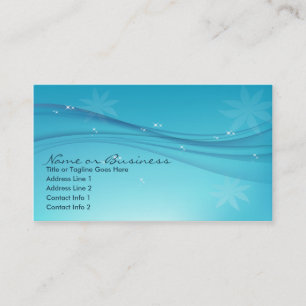 blaue Anmut Visitenkarte