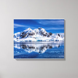 Blaue Antarktis Leinwanddruck