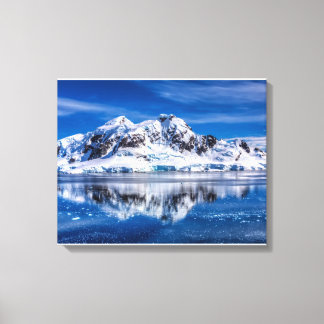 Blaue Antarktis Leinwanddruck