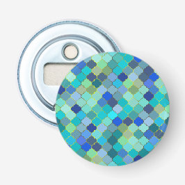 Blaue Aqua-Marokkanische Mosaik Flaschenöffner