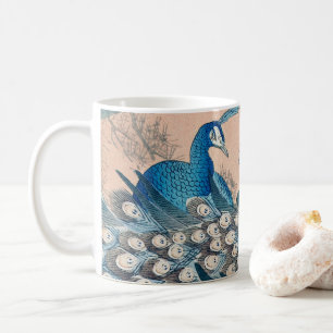 Blaue Aquamarine Friedenstruppen Kaffeetasse