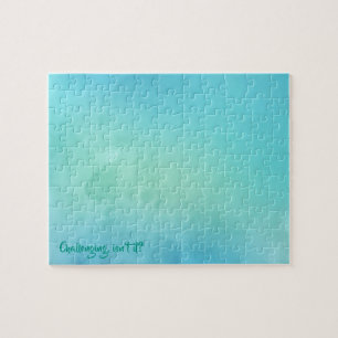Blaue Aquarell-Frustrierendes Puzzle