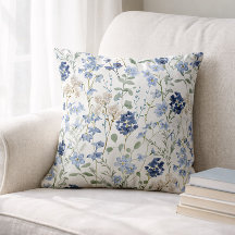 Blaue Aquarell-Wildblume