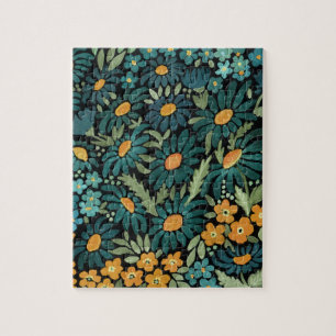 Blaue Aquarellfarben Puzzle