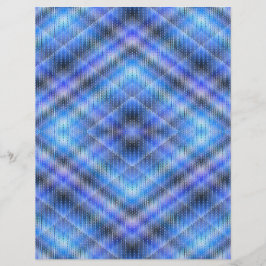 Blaue Argyle-Massen Scrapbook Papier Seiten