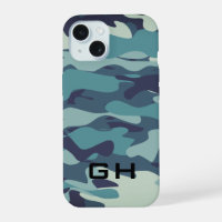 Blaue Armee Camouflage kundenspezifische Monogramm