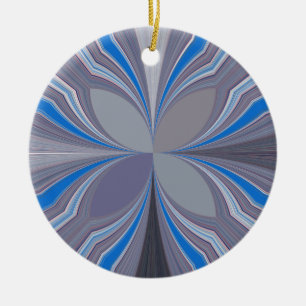 Blaue Aschgraue Punkte-Textur-Kunststoffdruck Keramikornament