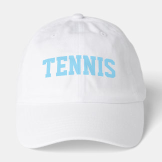 Blaue athletische TENNIS-Schrift Sommer weißer Hin Truckerkappe