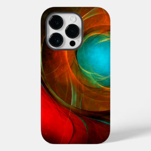 Blaue Augen Moderne Abstrakte Fine Art Coole Muste Case-Mate iPhone 14 Pro Hülle