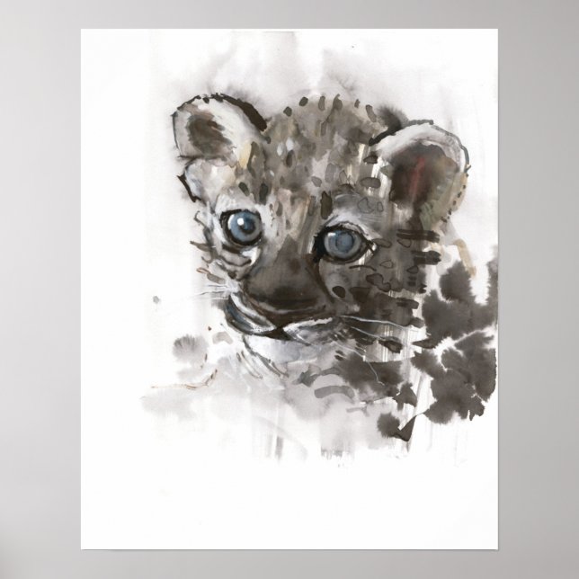 Blaue Augen Poster (Vorne)