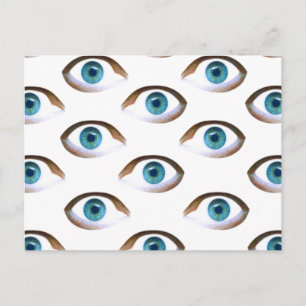 blaue Augen Postkarte