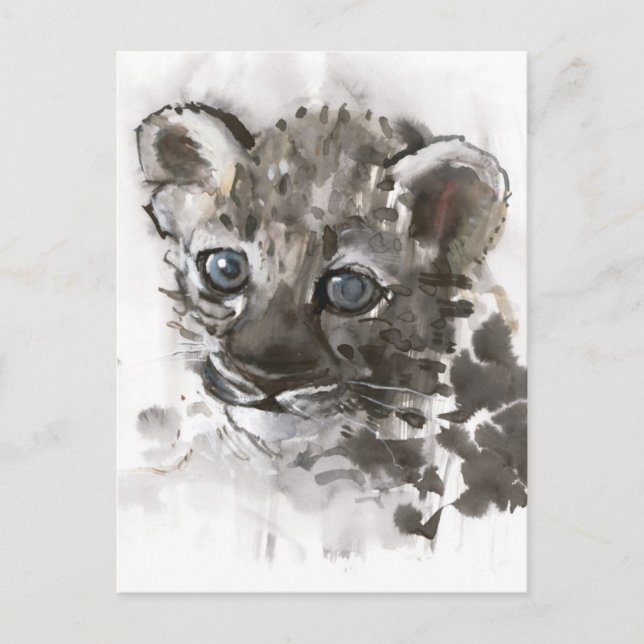 Blaue Augen Postkarte (Vorderseite)