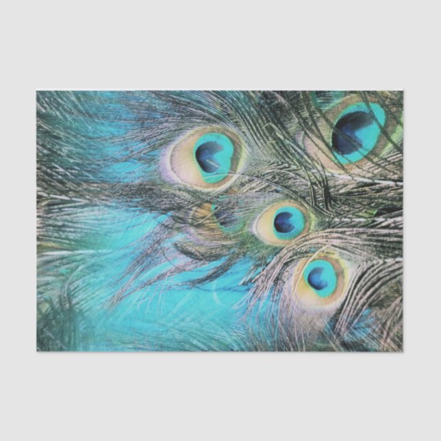 Blaue Augen Seidenpapier (Vorderseite)