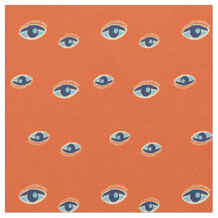 Blaue Augen Stoff