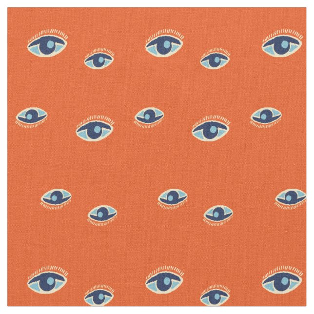 Blaue Augen Stoff (Nahaufnahme)