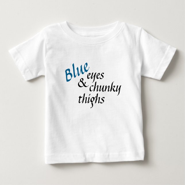 Blaue Augen-T - Shirt (Vorderseite)
