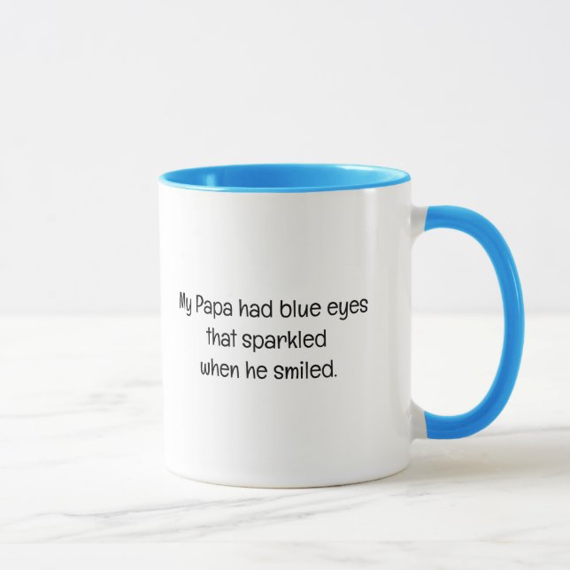 Blaue Augen Tasse (Rechts)