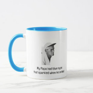 Blaue Augen Tasse