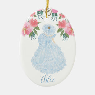 Blaue Azalea Paradies für Kletterhexen: Keramik Lo Keramik Ornament