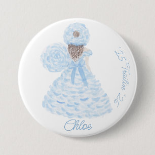 Blaue Azalea Wanderroute Maid Button
