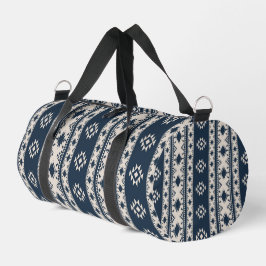 Blaue Aztec Print Cut Sew Tasche