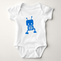 Blaue Baby-Roboter-Babykleidung